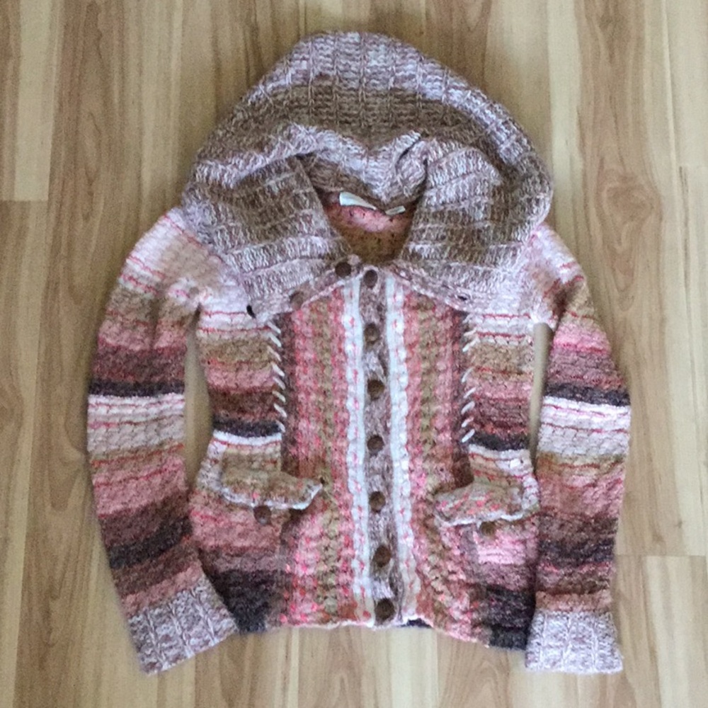 Anthropologie Sleeping on snow sweater size S /P